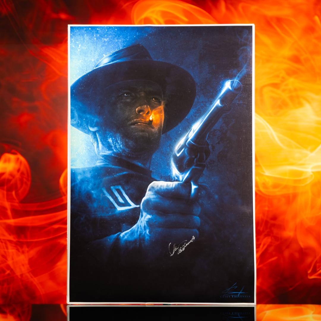 Clint Eastwood Signed "The Good, The Bad & The Ugly" 24x36 Movie Poster (ACOA) at PristineAuction.com Clint Eastwood Signed "The Good, The Bad & The Ugly" 24x36 Movie Poster (ACOA) at PristineAuction.com