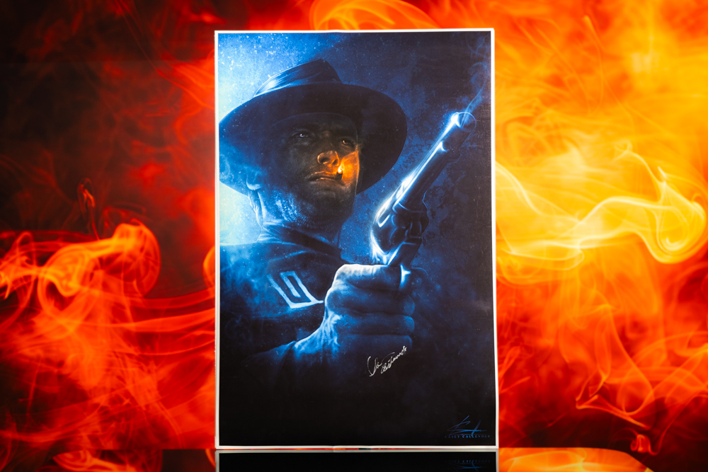 Clint Eastwood Signed "The Good, The Bad & The Ugly" 24x36 Movie Poster (ACOA) at PristineAuction.com Clint Eastwood Signed "The Good, The Bad & The Ugly" 24x36 Movie Poster (ACOA) at PristineAuction.com