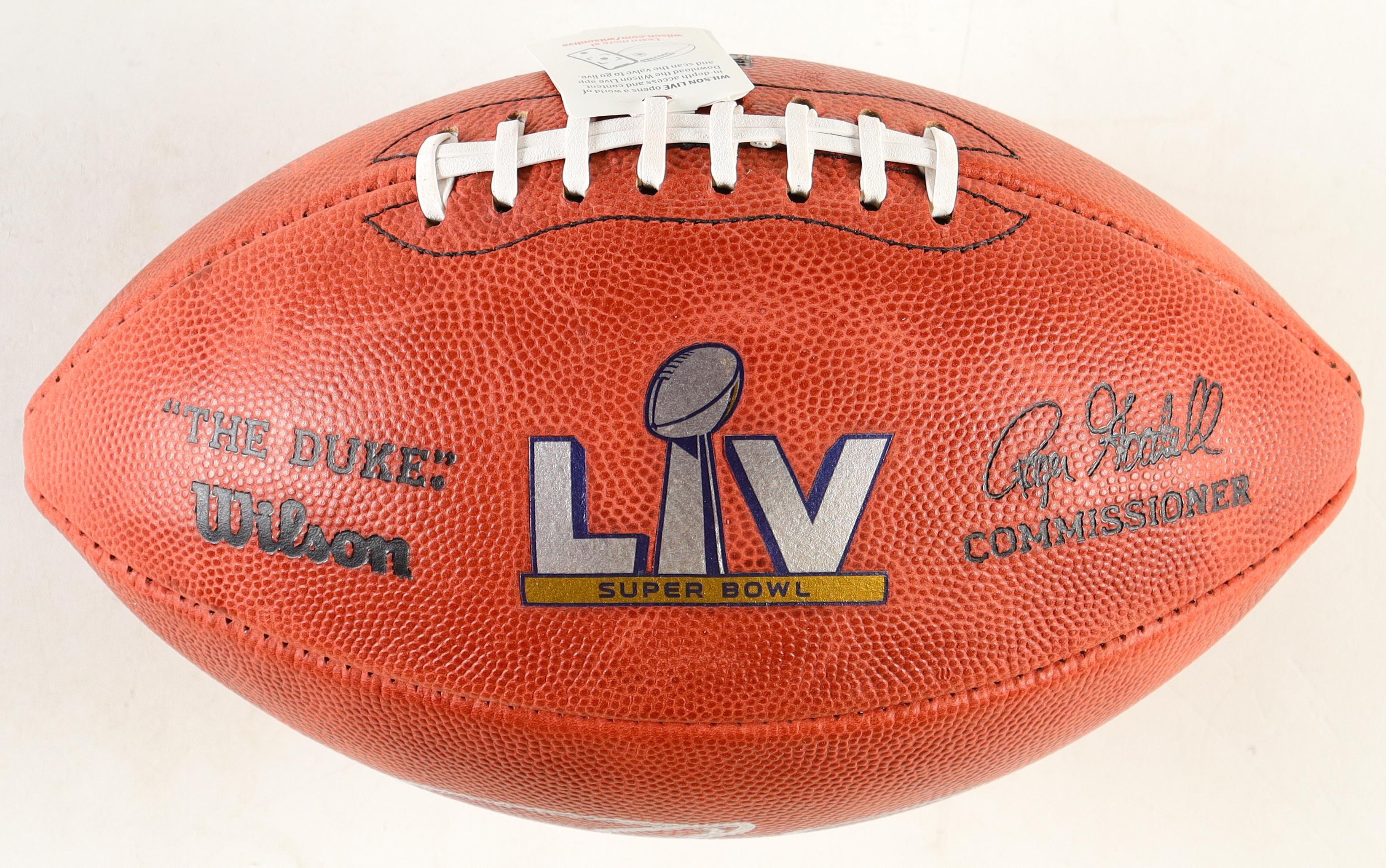Tom Brady Signed Official Super Bowl LV Game Ball (Fanatics) at PristineAuction.com Tom Brady Signed Official Super Bowl LV Game Ball (Fanatics) at PristineAuction.com