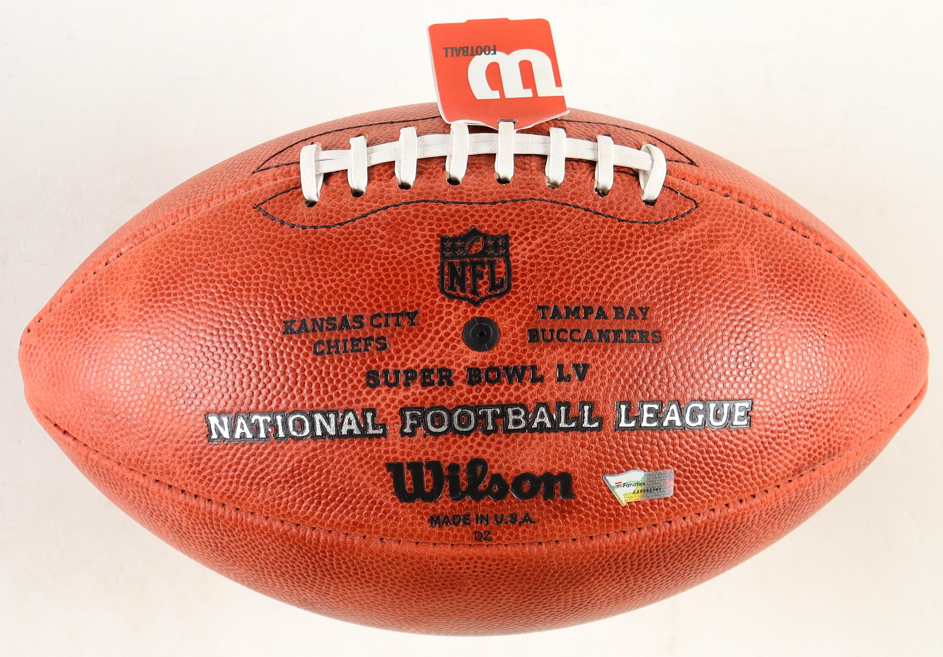 Tom Brady Signed Official Super Bowl LV Game Ball (Fanatics) at PristineAuction.com Tom Brady Signed Official Super Bowl LV Game Ball (Fanatics) at PristineAuction.com