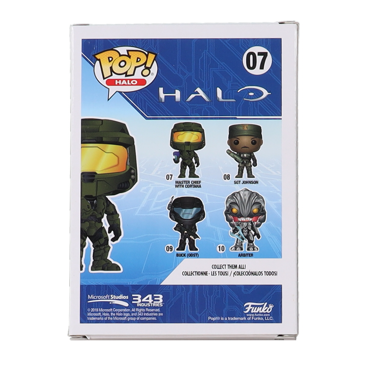 Steve Downes Signed "Halo" #07 Master Chief with Cortana Funko Pop! Vinyl Figure Inscribed "Master Chief 117" (JSA) at PristineAuction.com Steve Downes Signed "Halo" #07 Master Chief with Cortana Funko Pop! Vinyl Figure Inscribed "Master Chief 117" (JSA) at PristineAuction.com