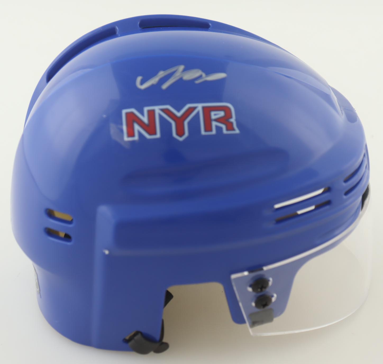 Adam Fox Signed Rangers Mini Helmet (Fanatics) at PristineAuction.com Adam Fox Signed Rangers Mini Helmet (Fanatics) at PristineAuction.com