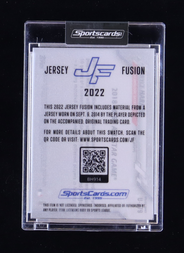 Bryce Harper 2022 Jersey Fusion Game Used Swatch #BH914 at PristineAuction.com Bryce Harper 2022 Jersey Fusion Game Used Swatch #BH914 at PristineAuction.com