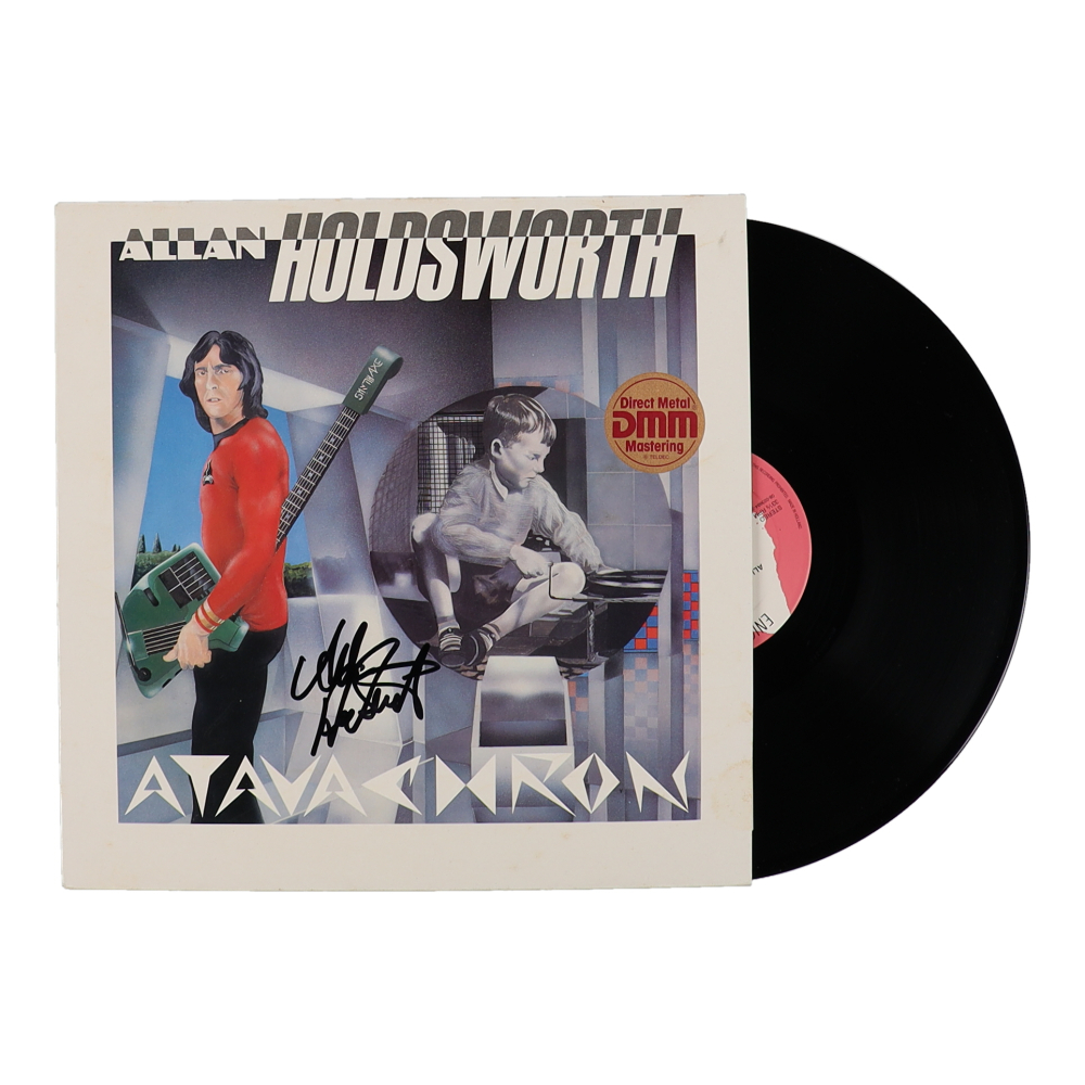 ま*う様 本人直筆サイン入り 希少 アラン・ホールズワース Atavachron Allan Holdsworth & Chad Wackerman Signed 