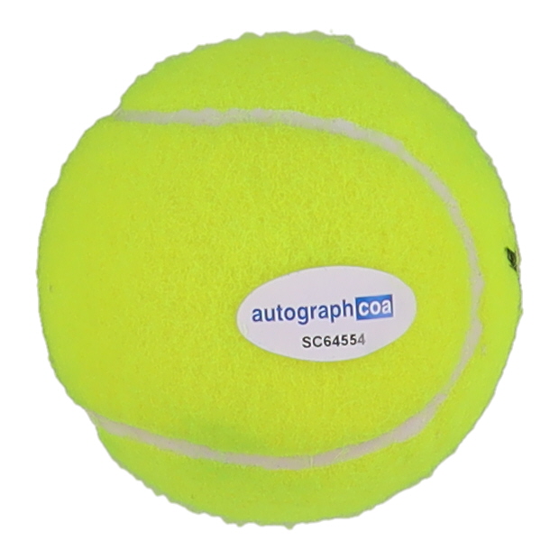 Leylah Annie Fernandez Signed Tennis Ball (ACOA) at PristineAuction.com Leylah Annie Fernandez Signed Tennis Ball (ACOA) at PristineAuction.com