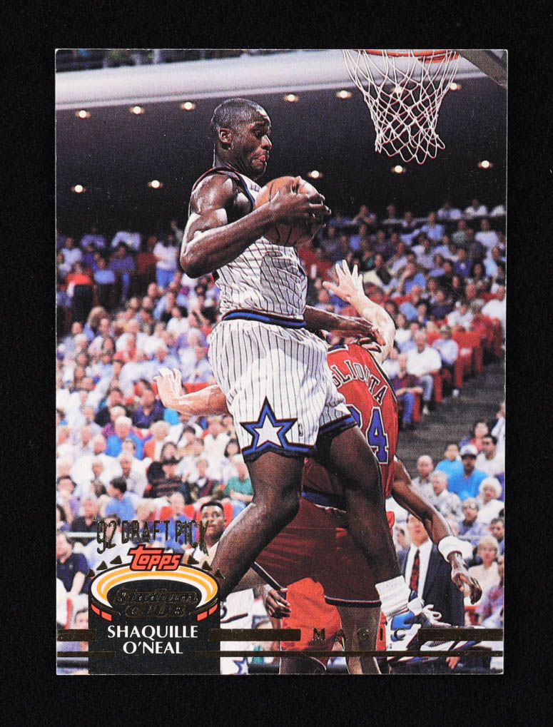 Shaquille O'Neal 1992-93 Stadium Club #247 RC at PristineAuction.com Shaquille O'Neal 1992-93 Stadium Club #247 RC at PristineAuction.com