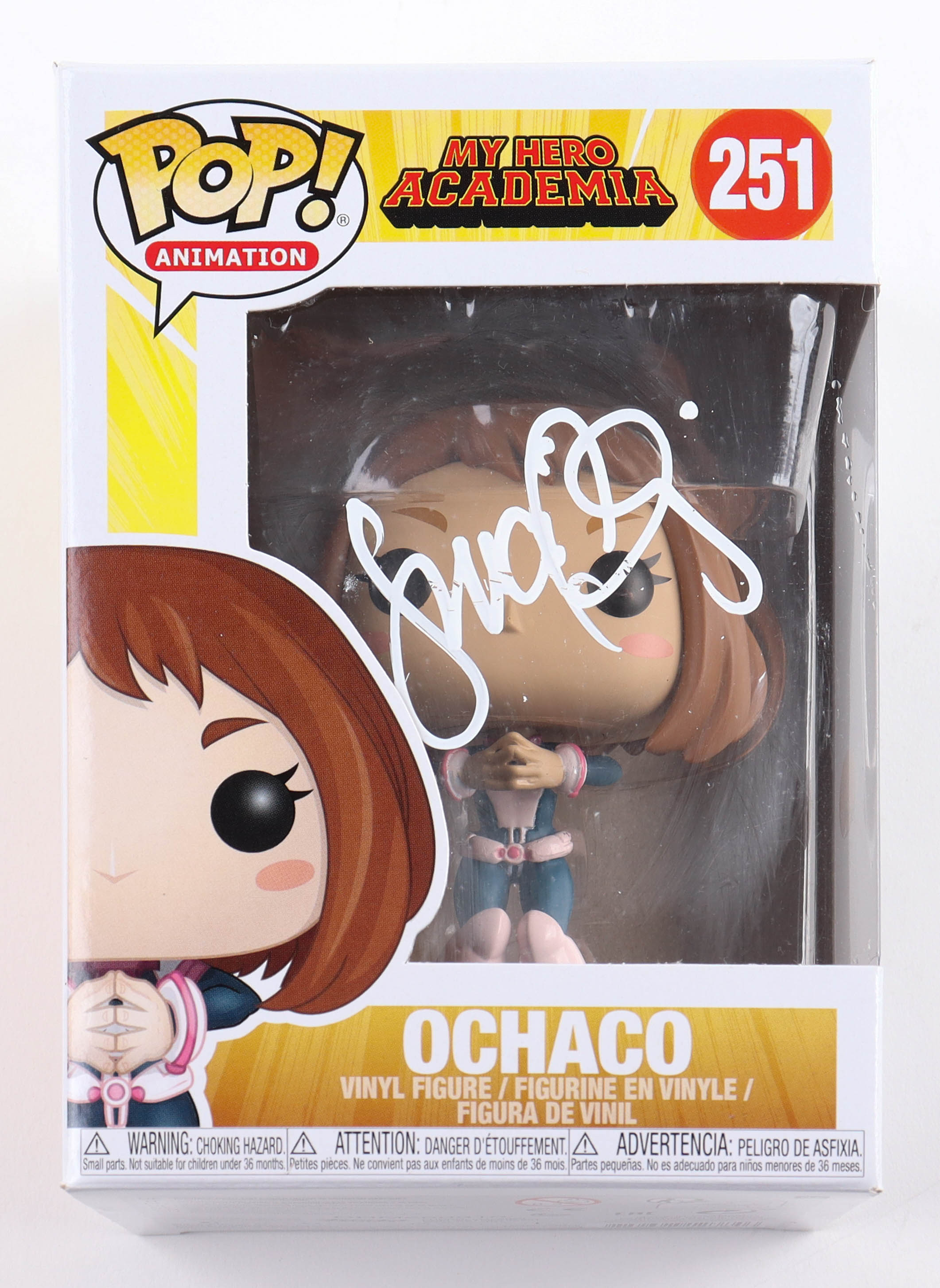 Luci Christian Signed "My Hero Academia" #251 Ochaco Funko Pop! Vinyl Figure (JSA) at PristineAuction.com Luci Christian Signed "My Hero Academia" #251 Ochaco Funko Pop! Vinyl Figure (JSA) at PristineAuction.com