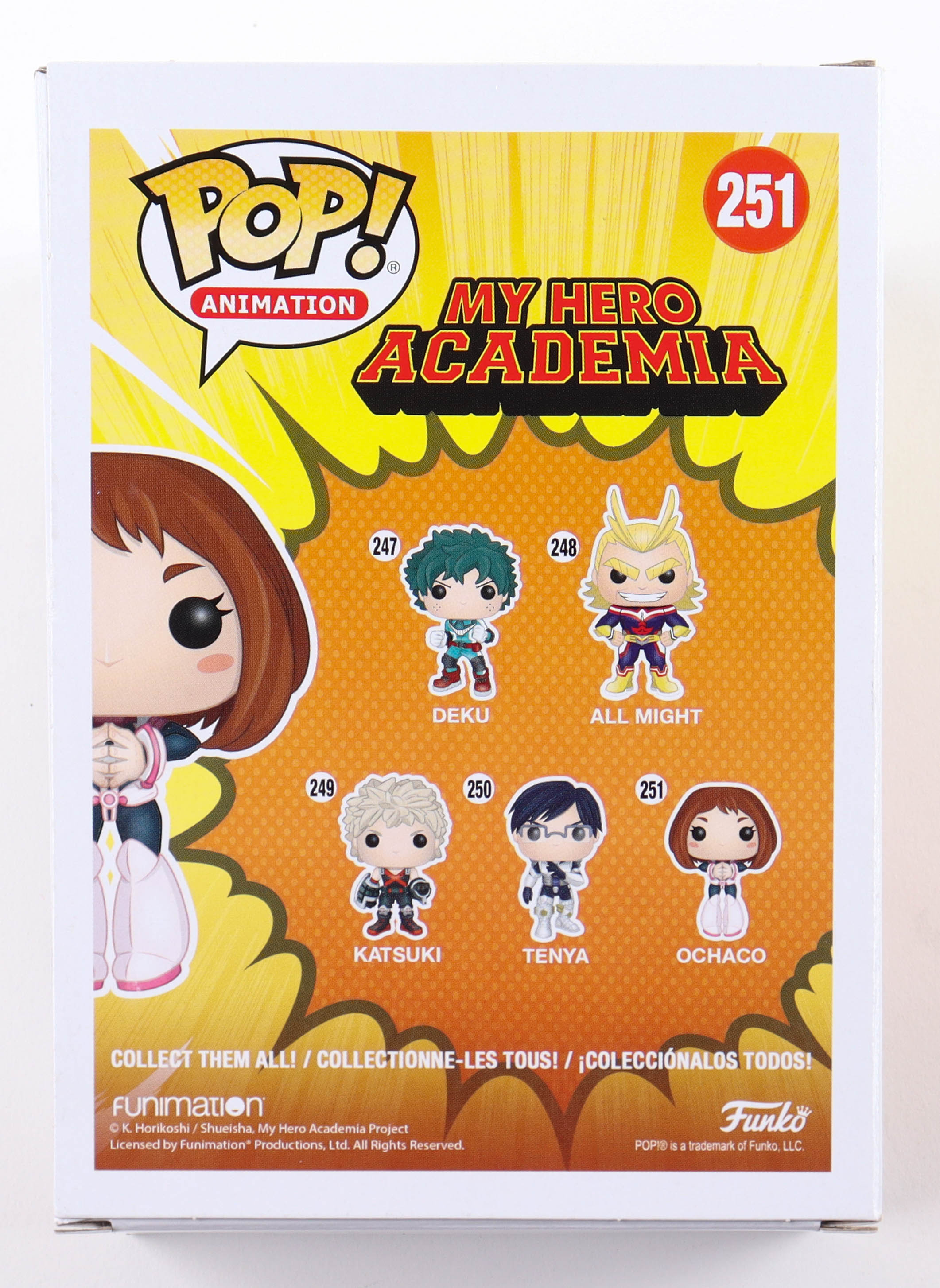 Luci Christian Signed "My Hero Academia" #251 Ochaco Funko Pop! Vinyl Figure (JSA) at PristineAuction.com Luci Christian Signed "My Hero Academia" #251 Ochaco Funko Pop! Vinyl Figure (JSA) at PristineAuction.com
