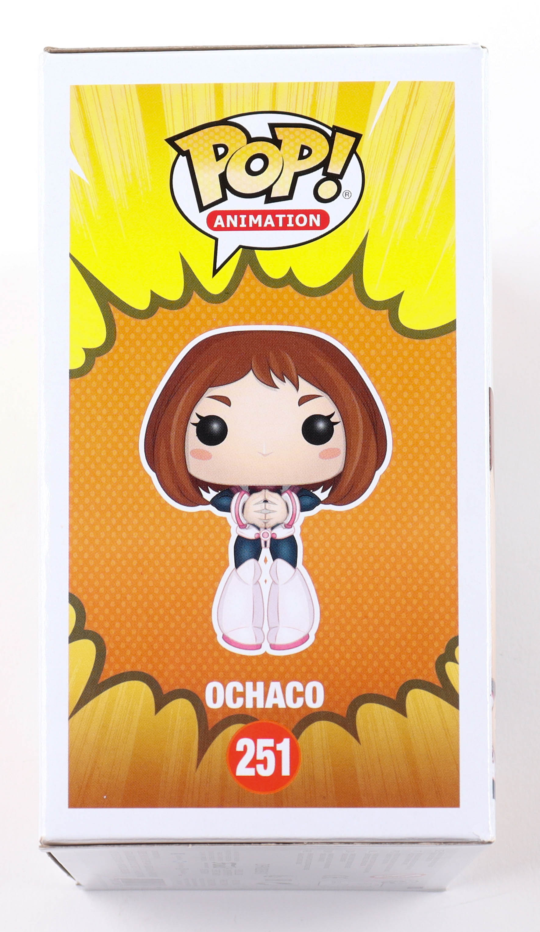 Luci Christian Signed "My Hero Academia" #251 Ochaco Funko Pop! Vinyl Figure (JSA) at PristineAuction.com Luci Christian Signed "My Hero Academia" #251 Ochaco Funko Pop! Vinyl Figure (JSA) at PristineAuction.com