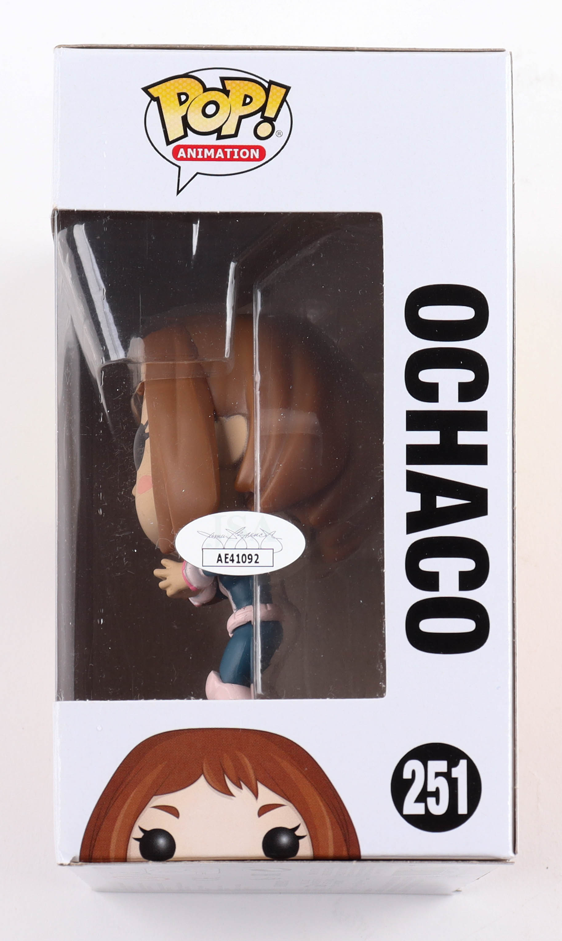 Luci Christian Signed "My Hero Academia" #251 Ochaco Funko Pop! Vinyl Figure (JSA) at PristineAuction.com Luci Christian Signed "My Hero Academia" #251 Ochaco Funko Pop! Vinyl Figure (JSA) at PristineAuction.com