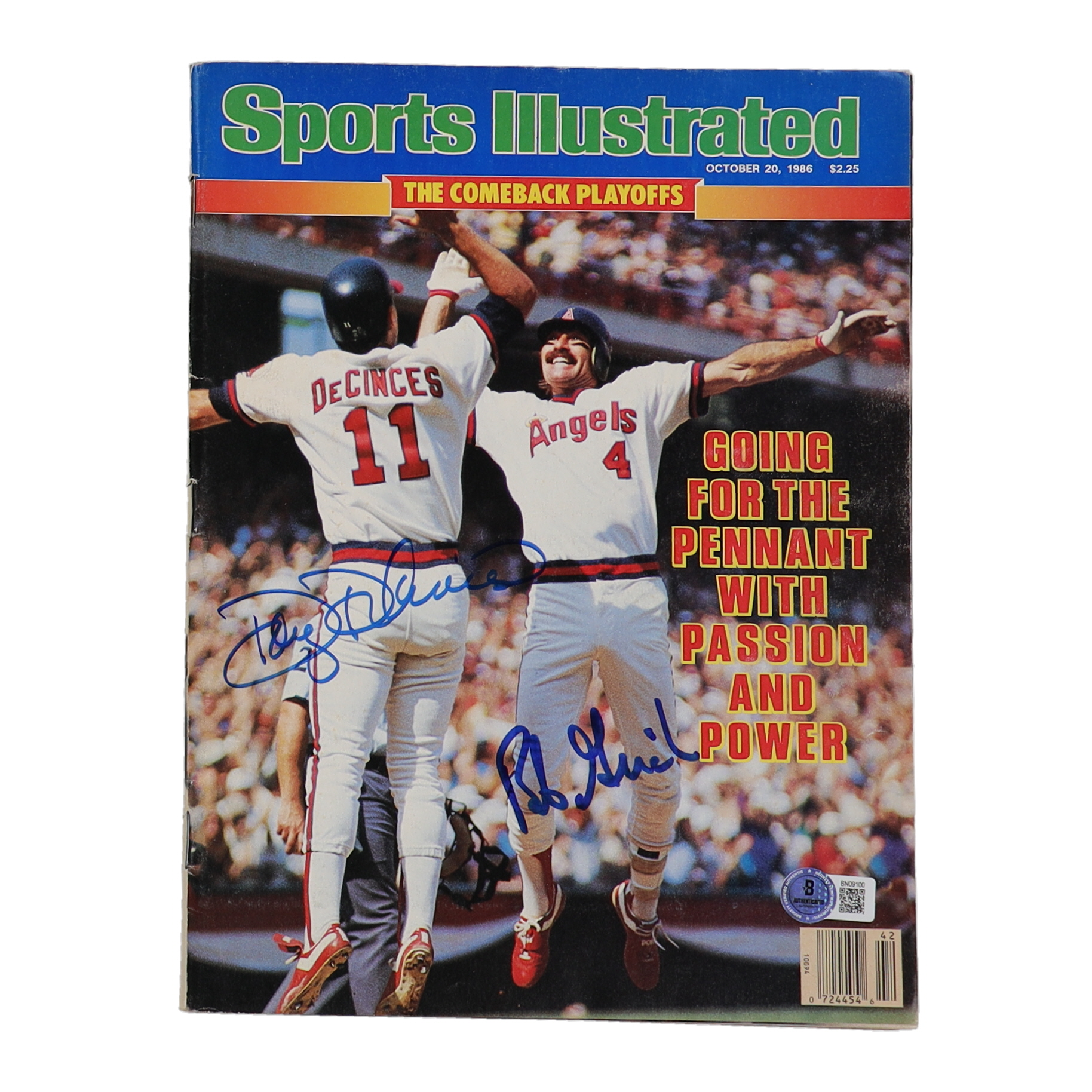 Doug Decinces & Bobby Grich Signed 1986 Sports Illustrated Magazine (Beckett) at PristineAuction.com Doug Decinces & Bobby Grich Signed 1986 Sports Illustrated Magazine (Beckett) at PristineAuction.com