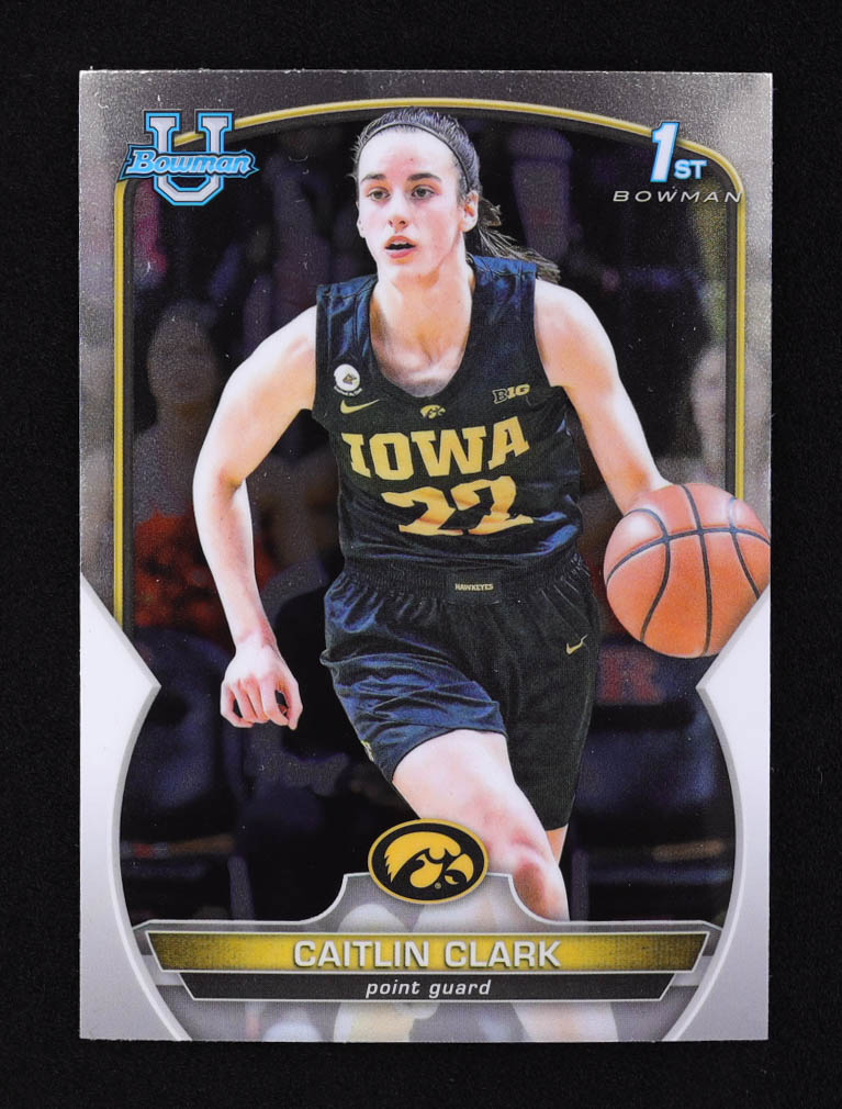 Caitlin Clark 2022-23 Bowman Chrome University #50 RC at PristineAuction.com Caitlin Clark 2022-23 Bowman Chrome University #50 RC at PristineAuction.com