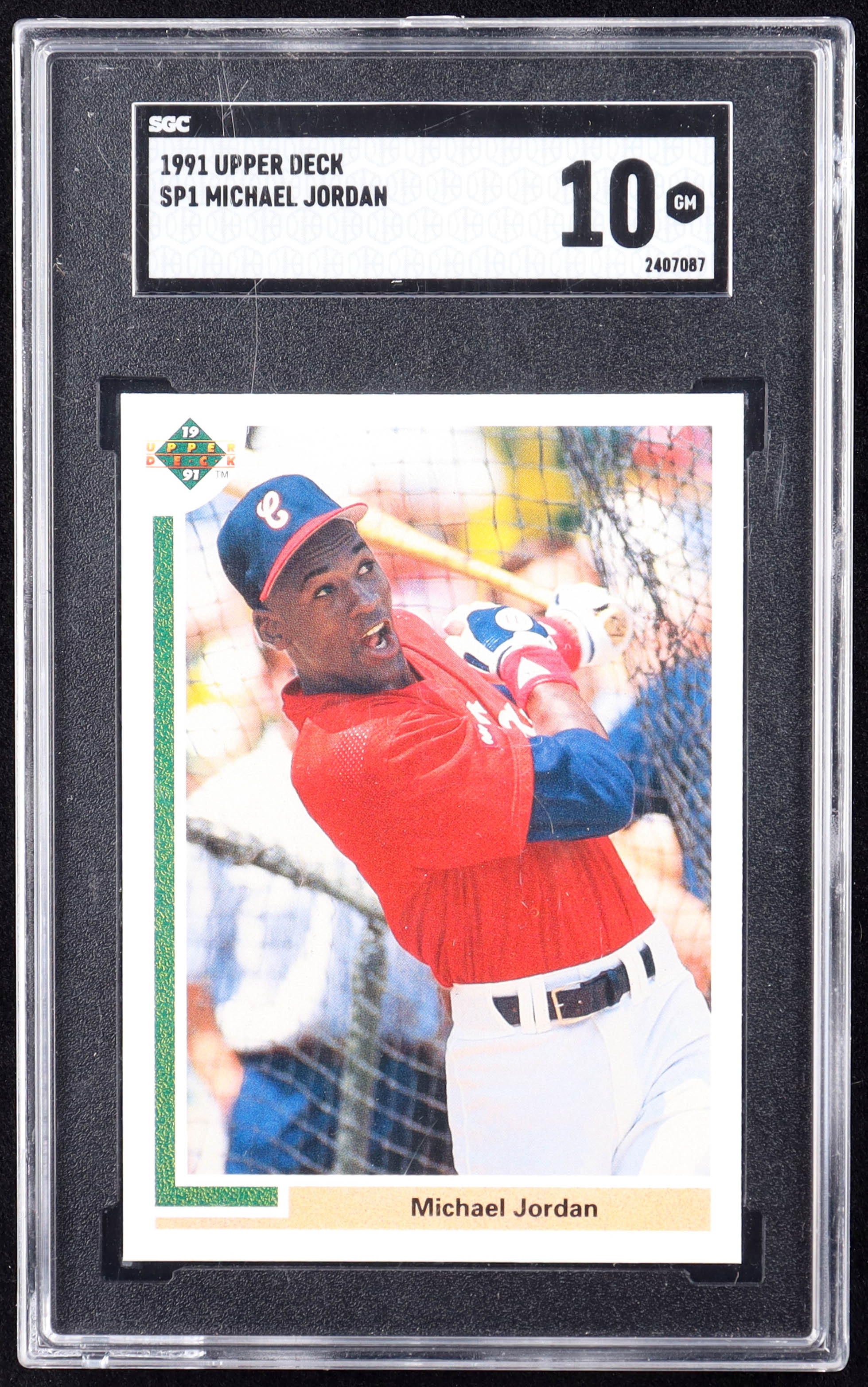 Michael Jordan 1991 Upper Deck #SP1 SP RC (SGC 10) at PristineAuction.com Michael Jordan 1991 Upper Deck #SP1 SP RC (SGC 10) at PristineAuction.com