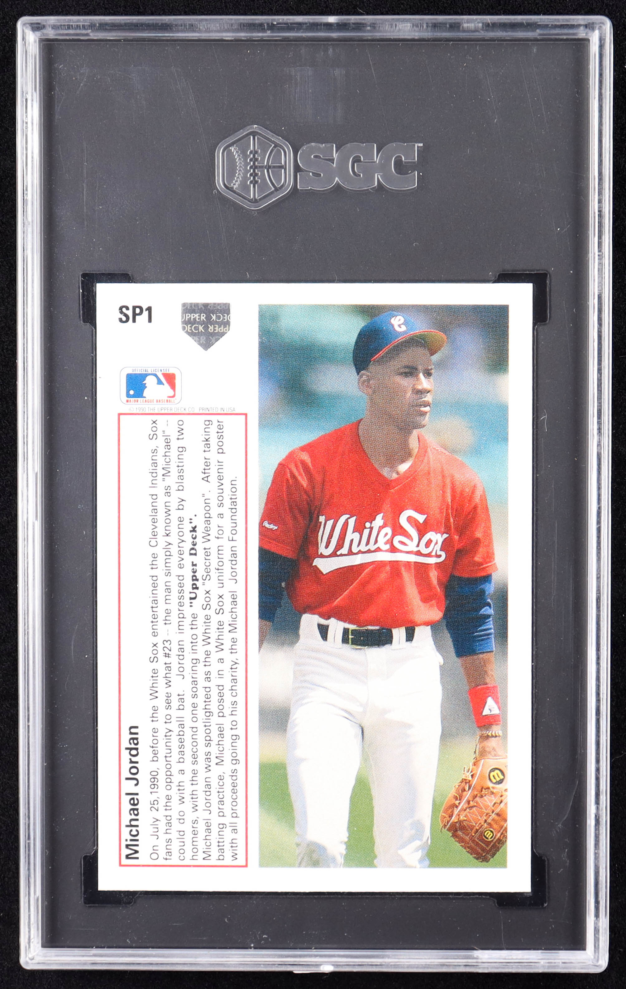 Michael Jordan 1991 Upper Deck #SP1 SP RC (SGC 10) at PristineAuction.com Michael Jordan 1991 Upper Deck #SP1 SP RC (SGC 10) at PristineAuction.com