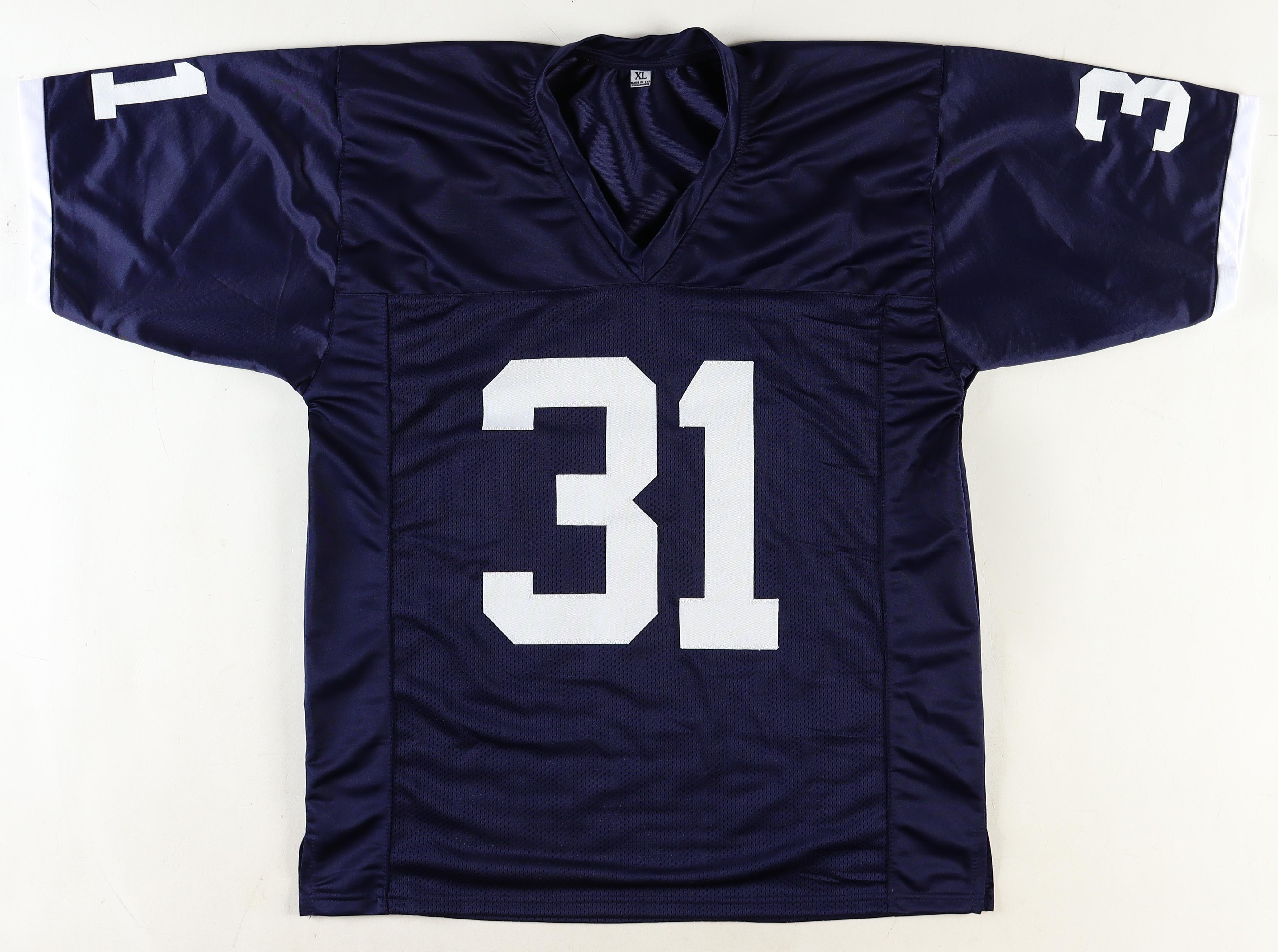 Paul Posluszny Signed Career Highlight Stat Jersey Inscribed "CHOF 24" (TSE) at PristineAuction.com Paul Posluszny Signed Career Highlight Stat Jersey Inscribed "CHOF 24" (TSE) at PristineAuction.com