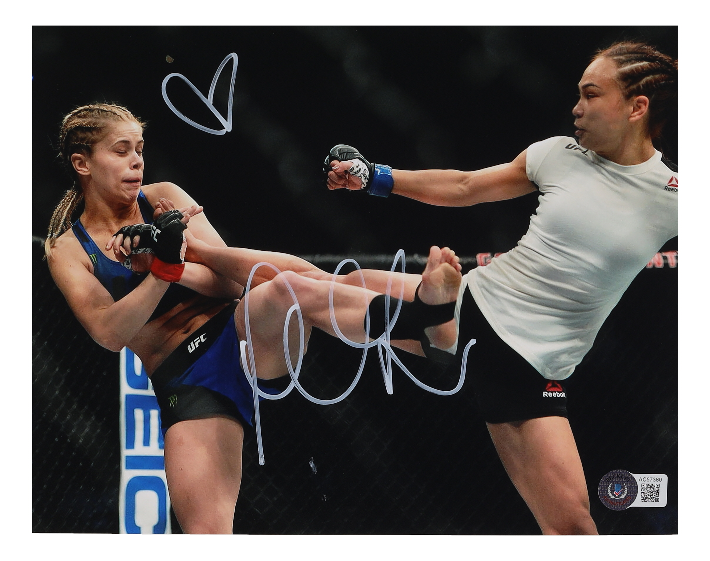 Paige VanZant Signed UFC 8x10 Photo (Beckett) at PristineAuction.com Paige VanZant Signed UFC 8x10 Photo (Beckett) at PristineAuction.com