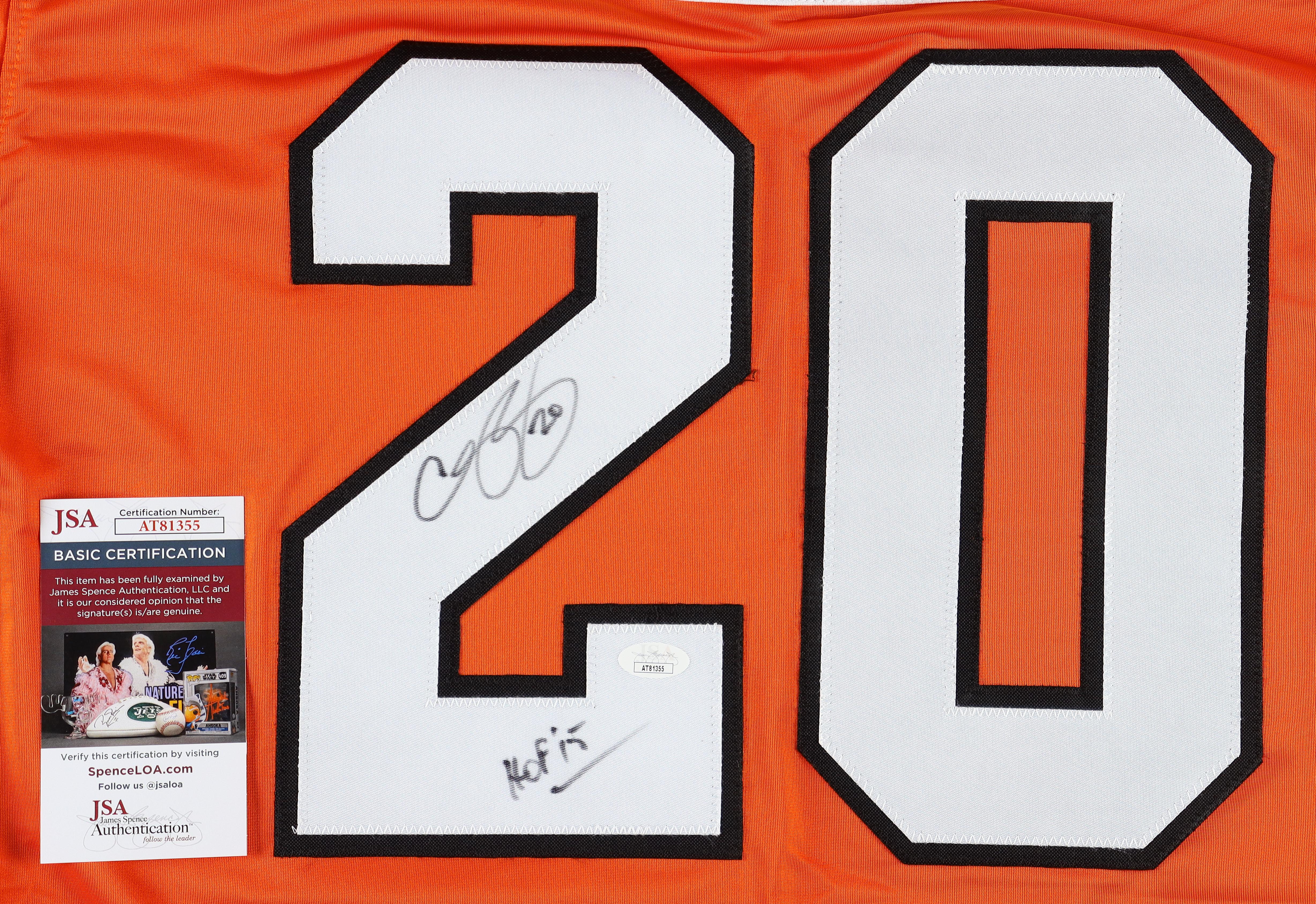 Chris Pronger Signed Flyers Jersey Inscribed "HOF 15" (JSA) at PristineAuction.com Chris Pronger Signed Flyers Jersey Inscribed "HOF 15" (JSA) at PristineAuction.com
