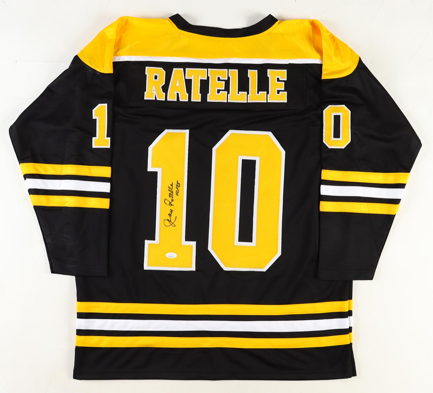 Jean Ratelle Signed Jersey Inscribed "HOF 85" (JSA) at PristineAuction.com Jean Ratelle Signed Jersey Inscribed "HOF 85" (JSA) at PristineAuction.com