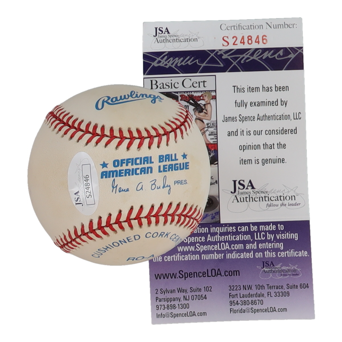 Tony Kubek Signed OAL Baseball Inscribed "N.Y. Yankees-1957-1965" (JSA) at PristineAuction.com Tony Kubek Signed OAL Baseball Inscribed "N.Y. Yankees-1957-1965" (JSA) at PristineAuction.com