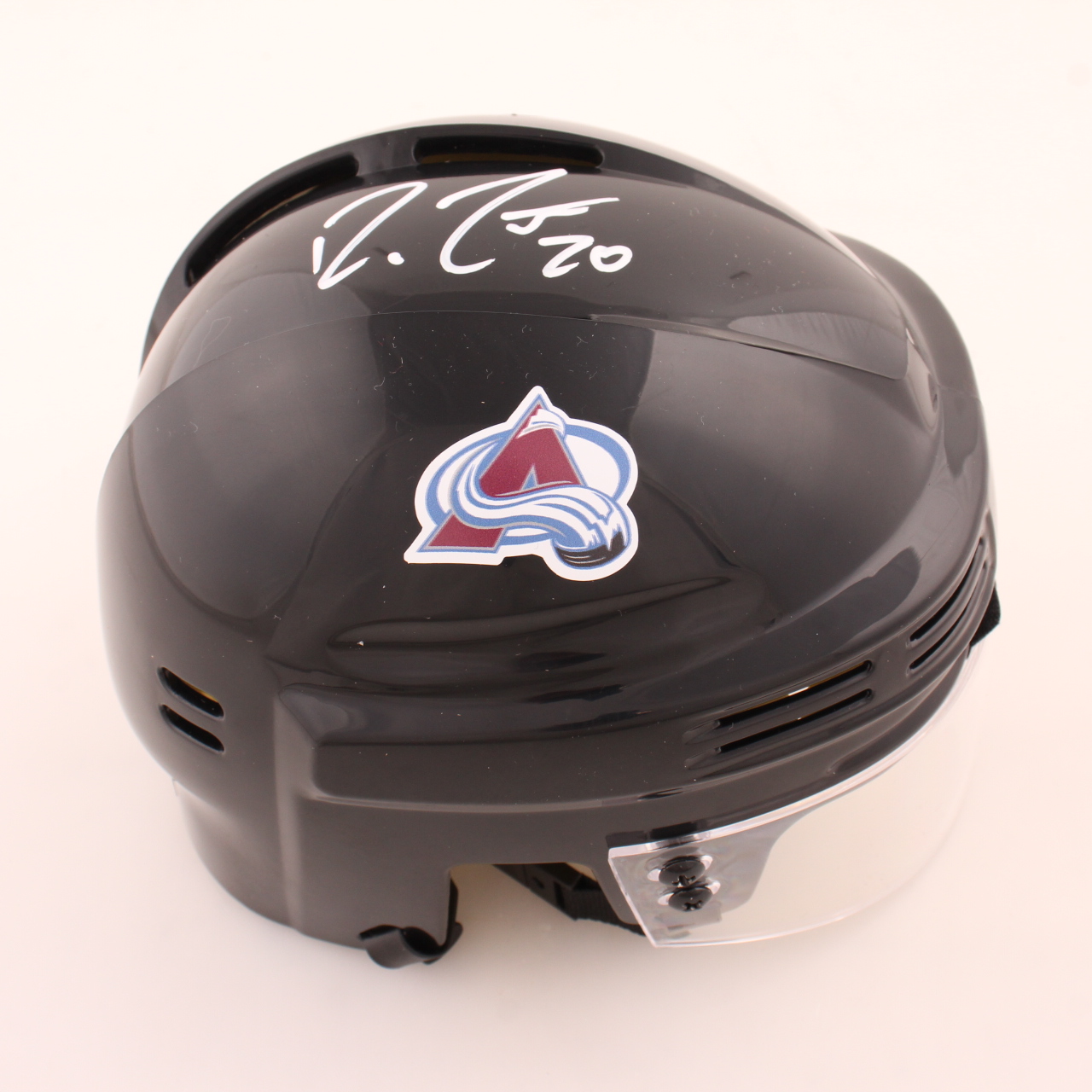Ross Colton Signed Avalanche Mini Helmet (Beckett) at PristineAuction.com Ross Colton Signed Avalanche Mini Helmet (Beckett) at PristineAuction.com