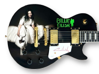 Billie Eilish Signed Custom Les Paul Style Guitar (JSA) at PristineAuction.com