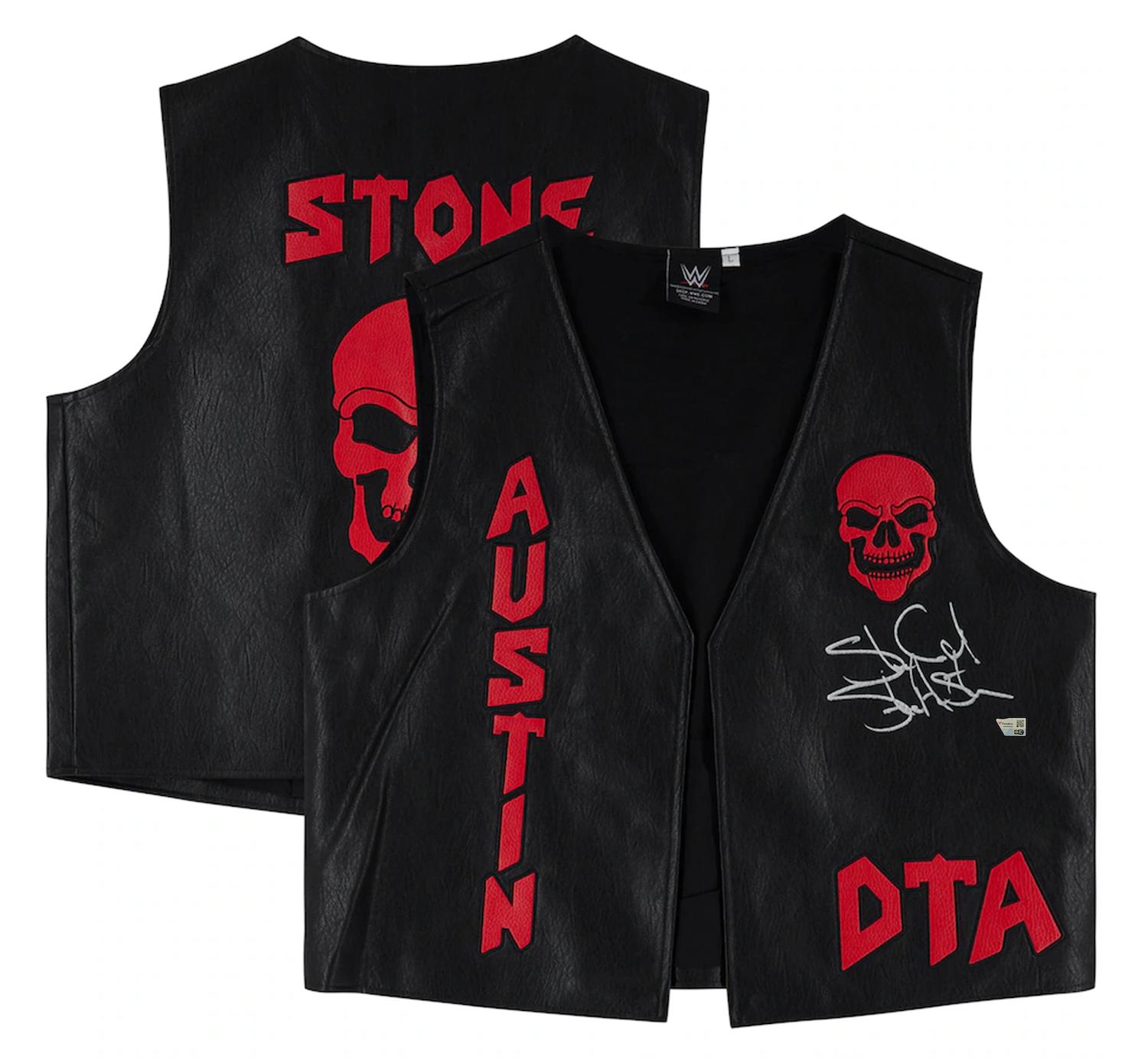 "Stone Cold" Steve Austin Signed WWE Vest (Fanatics) at PristineAuction.com "Stone Cold" Steve Austin Signed WWE Vest (Fanatics) at PristineAuction.com