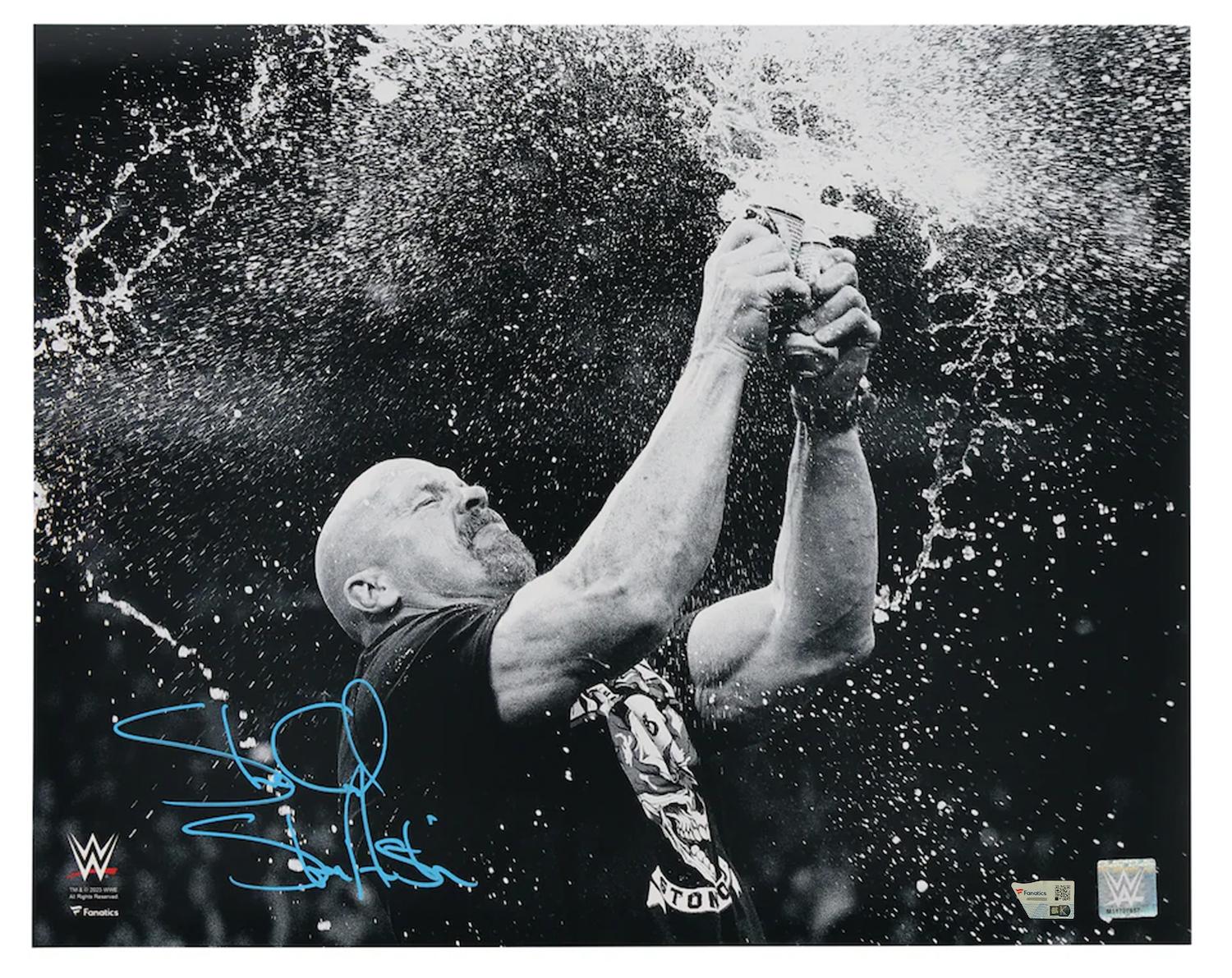 "Stone Cold" Steve Austin Signed WWE 16x20 Photo (Fanatics) at PristineAuction.com "Stone Cold" Steve Austin Signed WWE 16x20 Photo (Fanatics) at PristineAuction.com