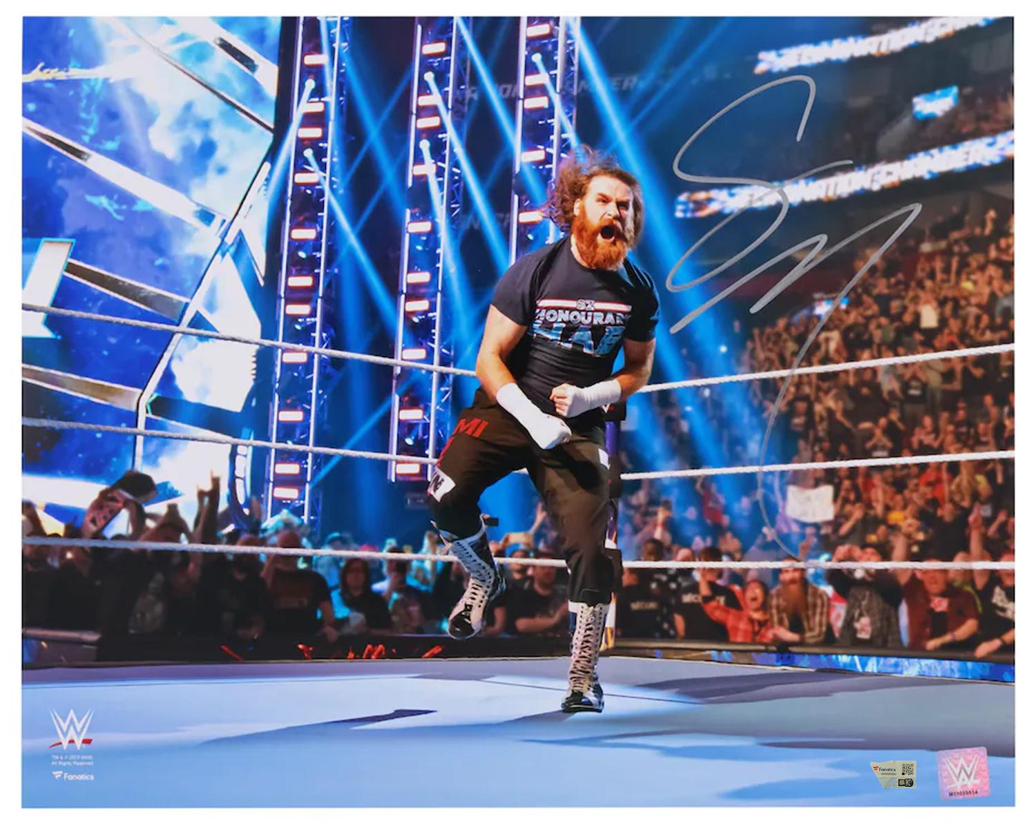Sami Zayn Signed WWE 16x20 Photo (Fanatics) | Pristine Auction