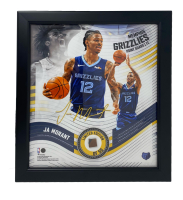 Ja Morant LE Grizzlies Custom Framed Game-Used Basketball Piece Display at PristineAuction.com