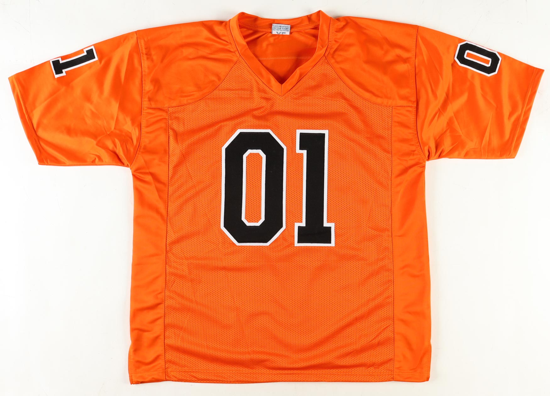 John Schneider, Catherine Bach & Tom Wopat Signed "The Dukes of Hazzard" Jersey Inscribed "Bo" & "Luke" (JSA & Beckett) at PristineAuction.com John Schneider, Catherine Bach & Tom Wopat Signed "The Dukes of Hazzard" Jersey Inscribed "Bo" & "Luke" (JSA & Beckett) at PristineAuction.com