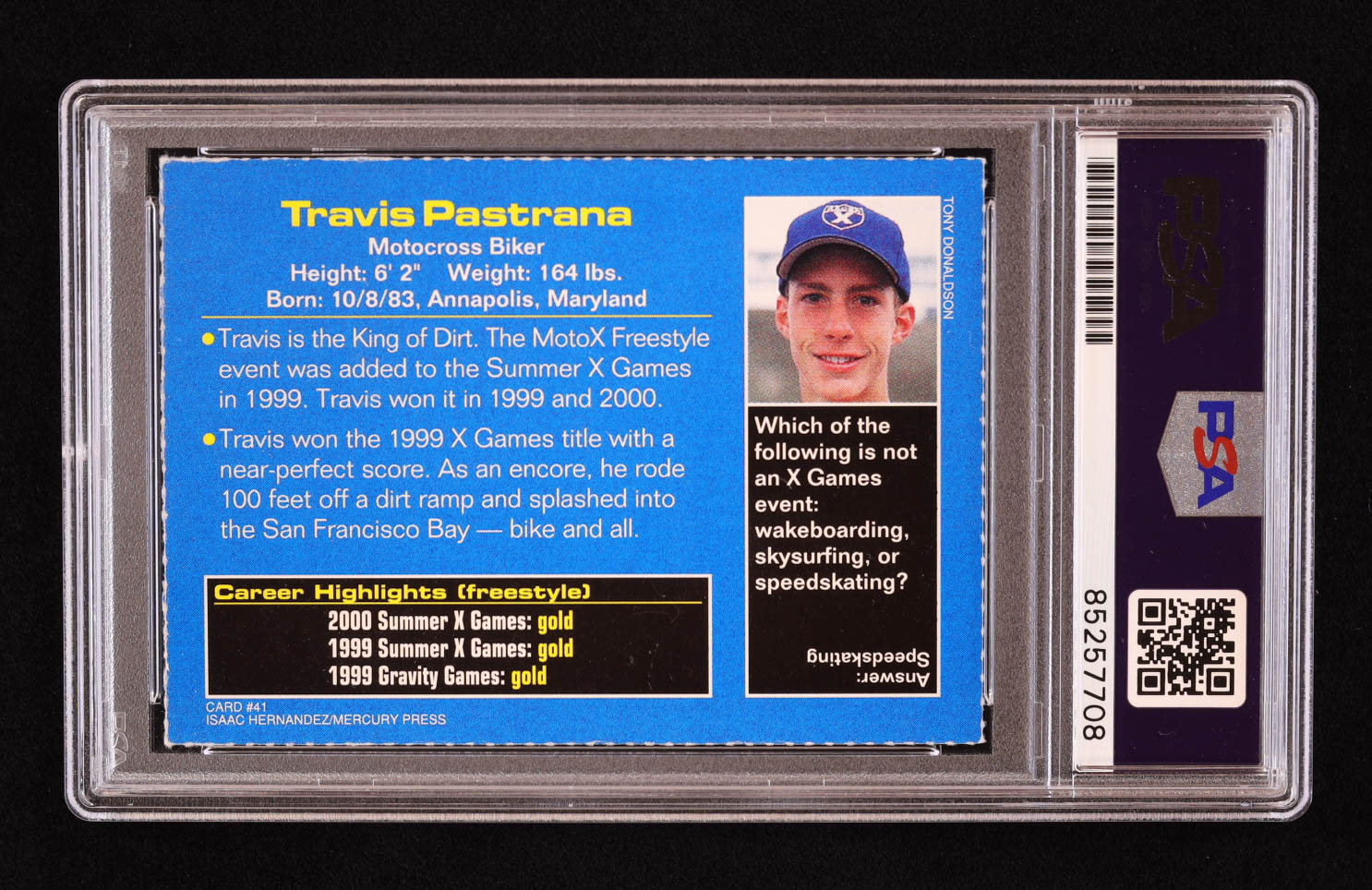 Travis Pastrana Signed 2001 Sports Illustrated for Kids #41 / Motocross (PSA) at PristineAuction.com Travis Pastrana Signed 2001 Sports Illustrated for Kids #41 / Motocross (PSA) at PristineAuction.com