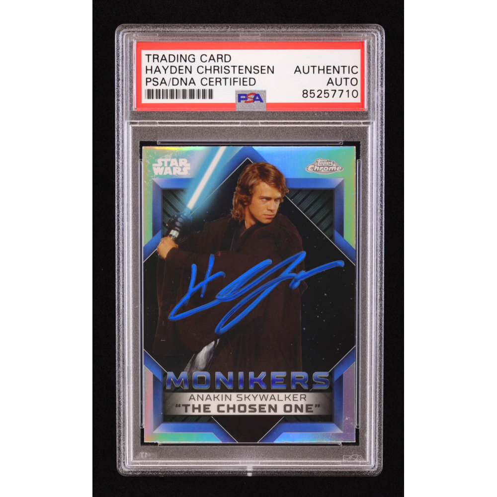 Hayden Christensen Signed 2023 Topps Chrome Star Wars