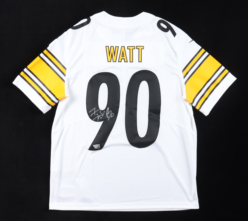 T. J. Watt Signed Steelers Jersey (Fanatics) at PristineAuction.com T. J. Watt Signed Steelers Jersey (Fanatics) at PristineAuction.com