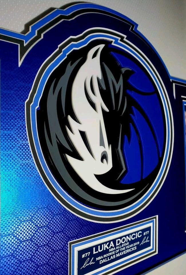 Luka Doncic Signed Mavericks Custom Framed LED Backlit Nike Jersey Display & (2) PSA 10 Graded Rookie Cards (Panini) at PristineAuction.com Luka Doncic Signed Mavericks Custom Framed LED Backlit Nike Jersey Display & (2) PSA 10 Graded Rookie Cards (Panini) at PristineAuction.com