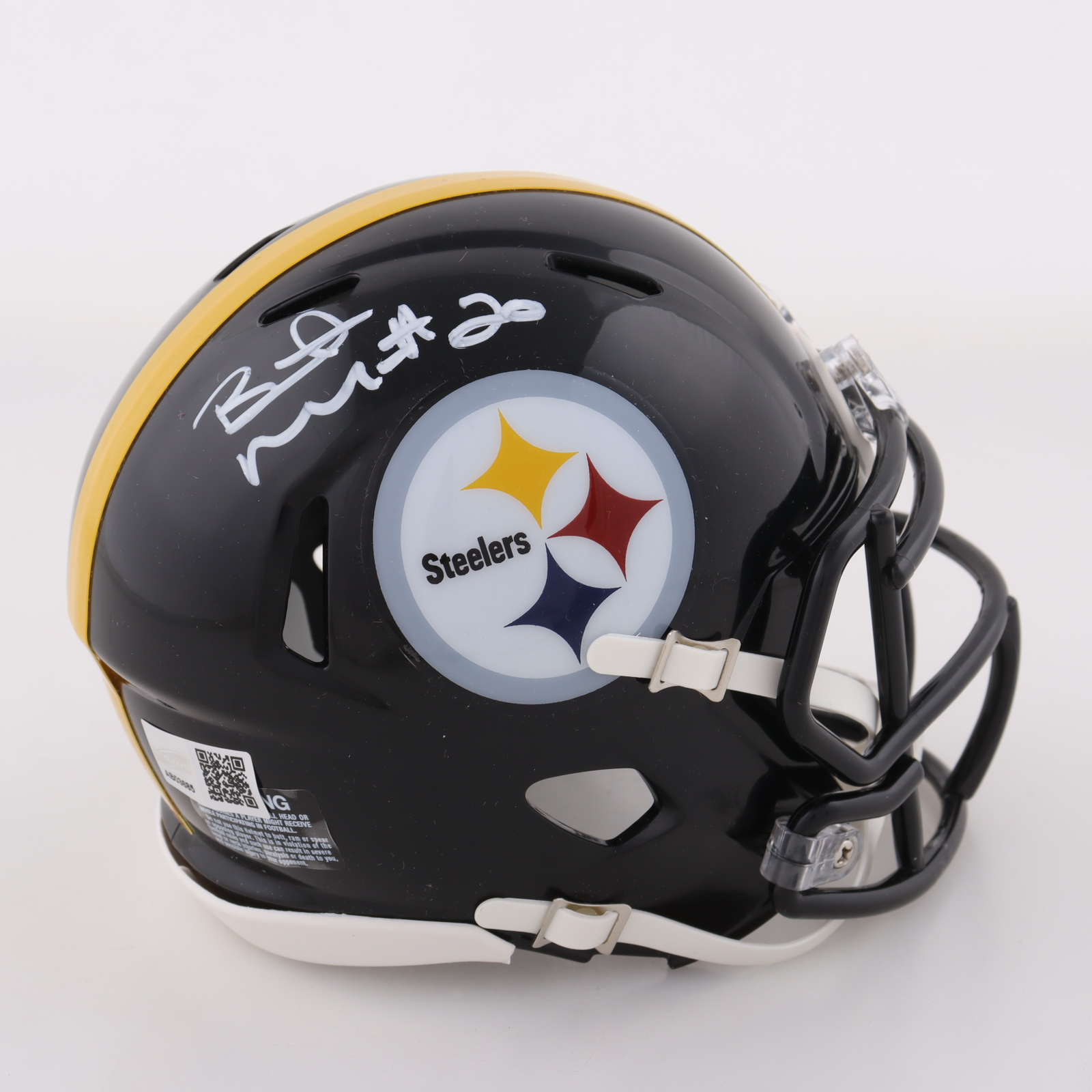 Bryant McFadden Signed Steelers Speed Mini Helmet (TSE) at PristineAuction.com Bryant McFadden Signed Steelers Speed Mini Helmet (TSE) at PristineAuction.com