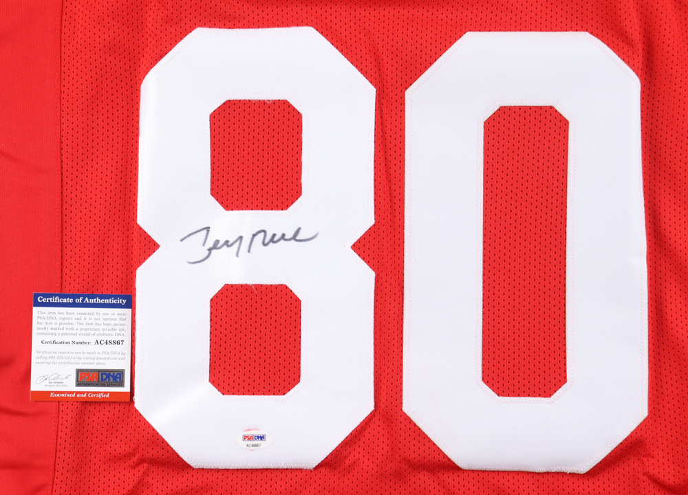 Jerry Rice Signed Jersey (PSA) at PristineAuction.com Jerry Rice Signed Jersey (PSA) at PristineAuction.com