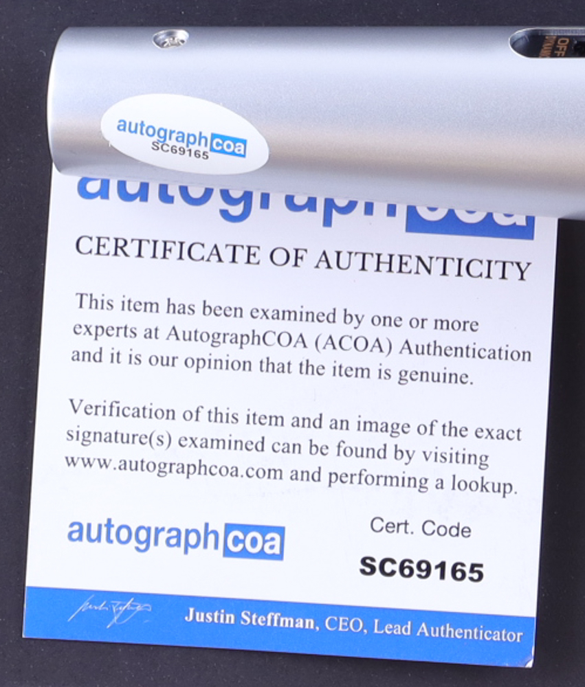 John Mellencamp Signed Microphone (AutographCOA) at PristineAuction.com John Mellencamp Signed Microphone (AutographCOA) at PristineAuction.com