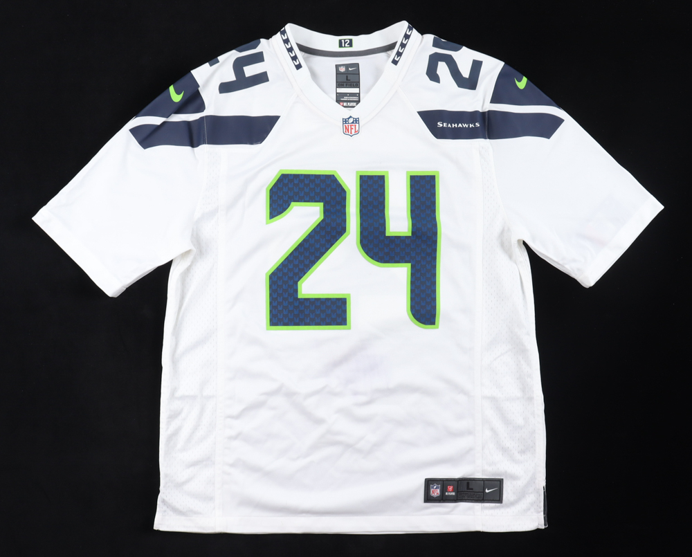Marshawn Lynch Signed Seahawks Jersey (Fanatics) at PristineAuction.com Marshawn Lynch Signed Seahawks Jersey (Fanatics) at PristineAuction.com