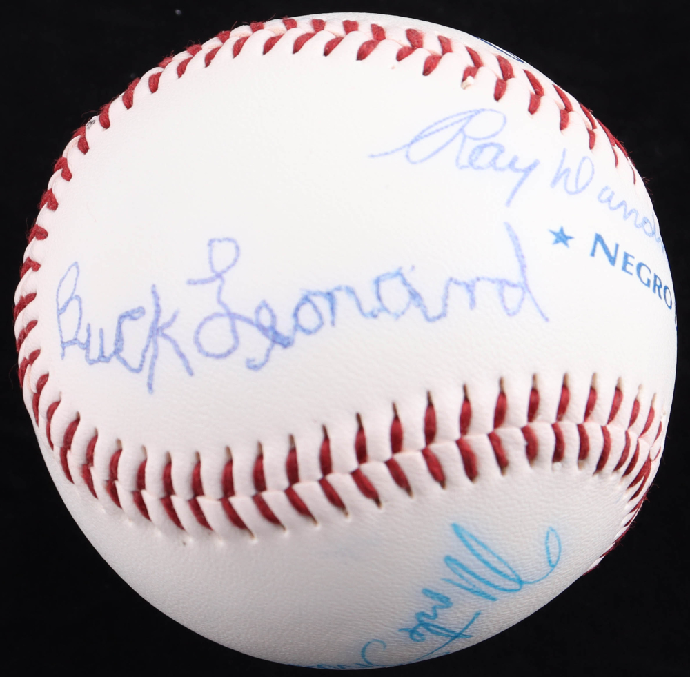 Negro League Legends Baseball Signed by (6) with 