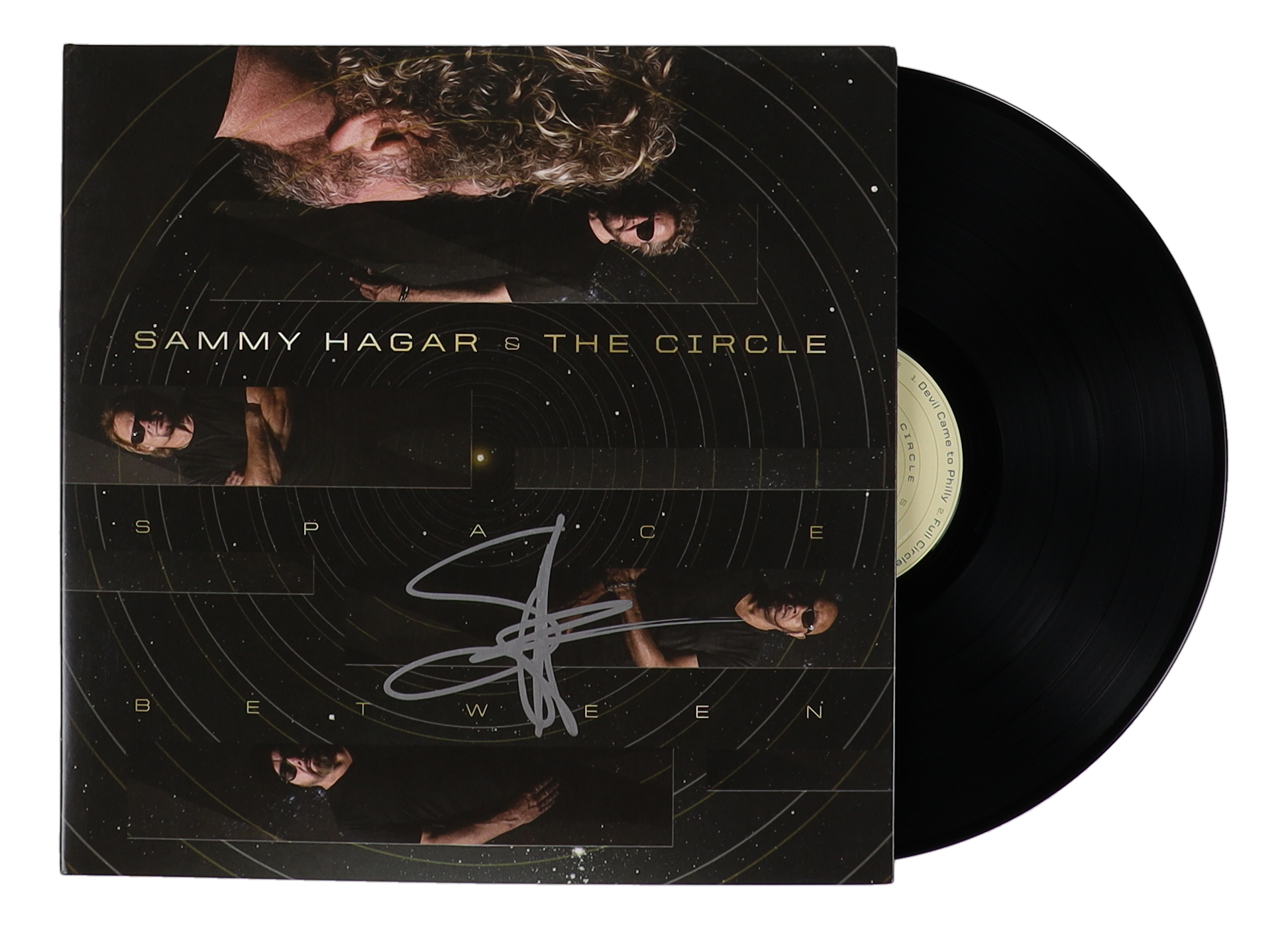 Sammy Hagar Signed "Space Between" Vinyl Record Album Cover (JSA) at PristineAuction.com Sammy Hagar Signed "Space Between" Vinyl Record Album Cover (JSA) at PristineAuction.com