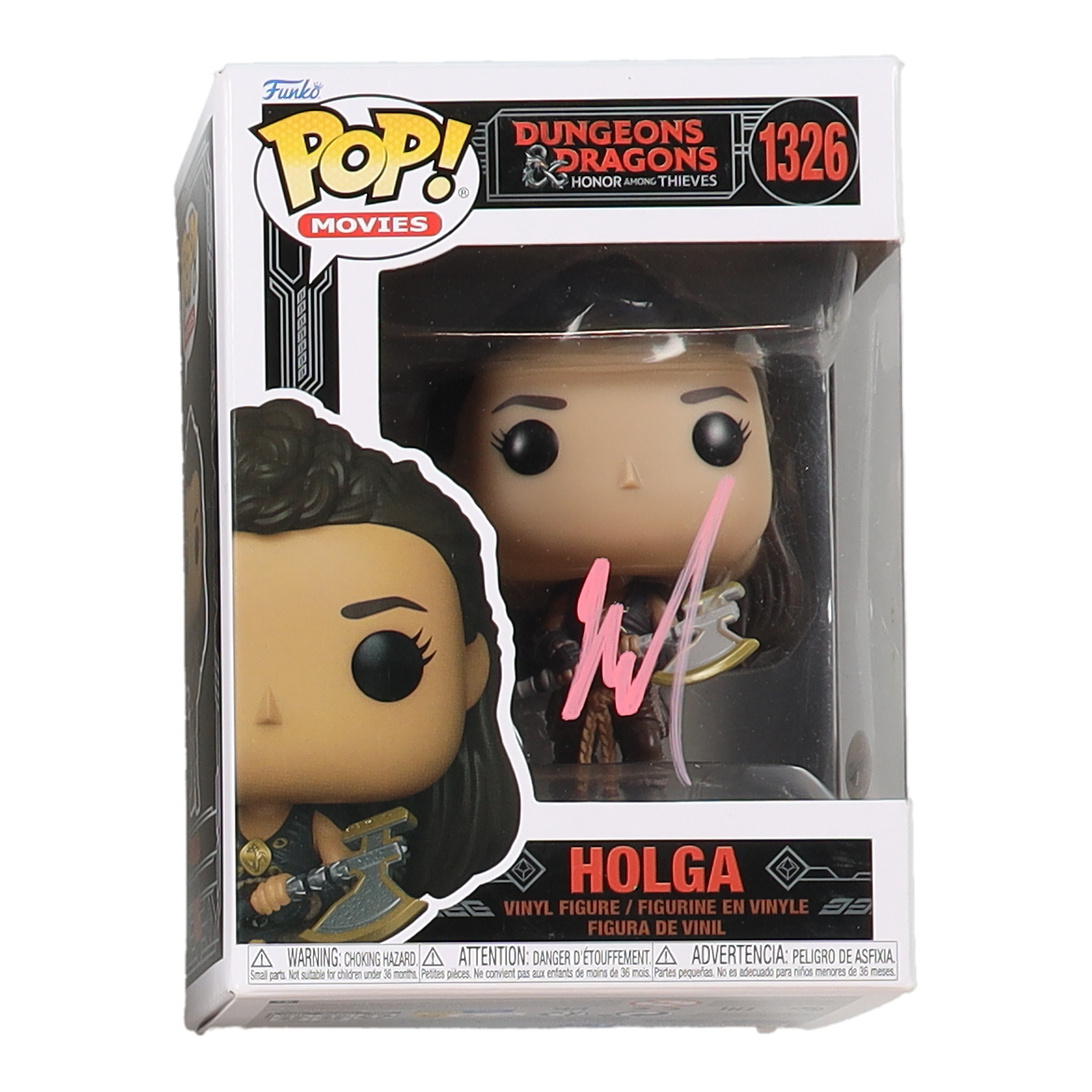 Michelle Rodriguez Signed "Dungeons & Dragons: Honor Among Thieves" #1326 Holga Funko Pop! Vinyl Figure (ACOA) at PristineAuction.com Michelle Rodriguez Signed "Dungeons & Dragons: Honor Among Thieves" #1326 Holga Funko Pop! Vinyl Figure (ACOA) at PristineAuction.com