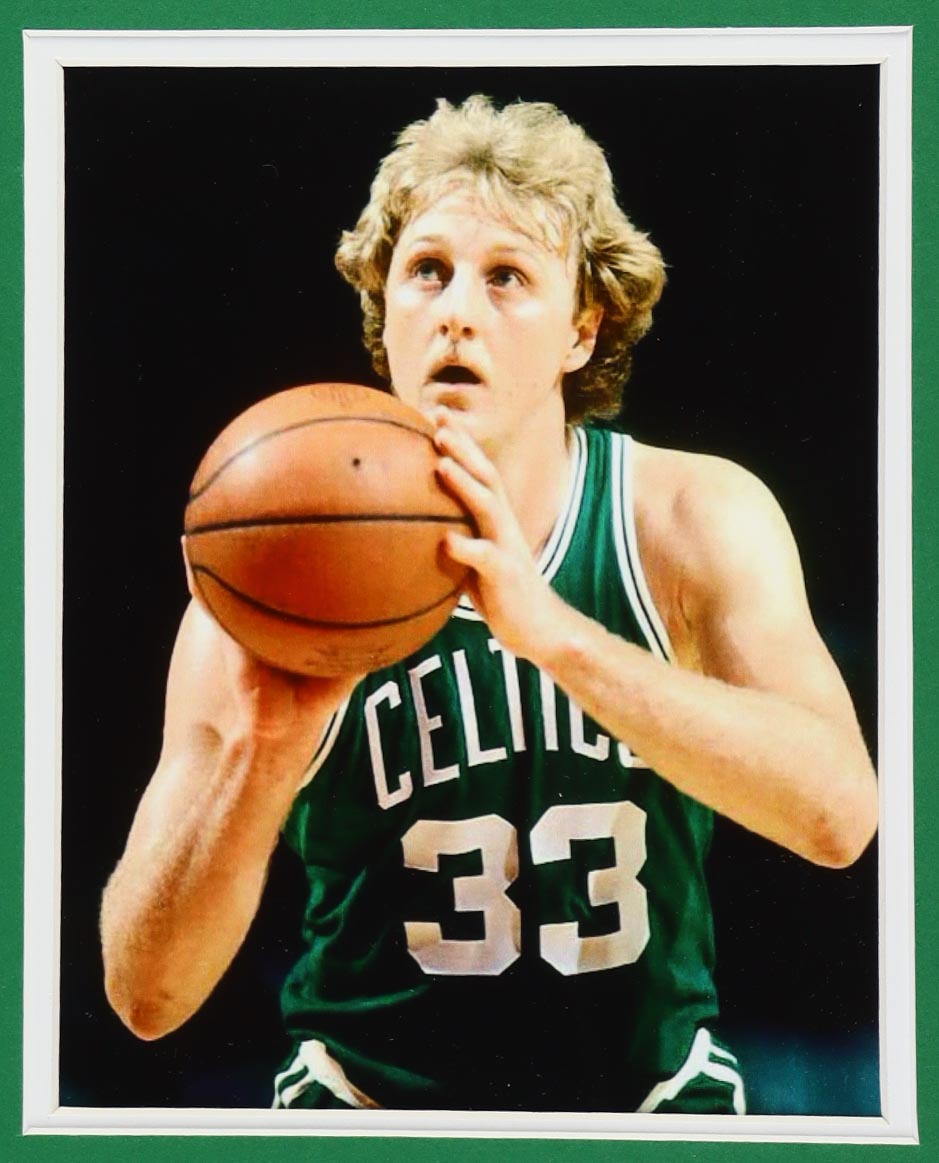 Larry Bird Custom Framed Jersey Display at PristineAuction.com Larry Bird Custom Framed Jersey Display at PristineAuction.com