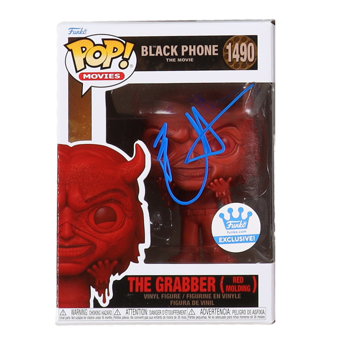 Ethan Hawke Signed "Black Phone: The Movie" #1490 The Grabber (Red Molding) Funko Pop! Vinyl Figure (ACOA) at PristineAuction.com Ethan Hawke Signed "Black Phone: The Movie" #1490 The Grabber (Red Molding) Funko Pop! Vinyl Figure (ACOA) at PristineAuction.com