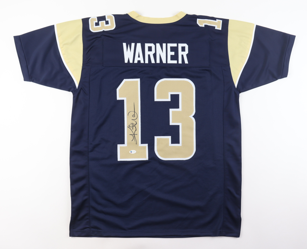 Kurt Warner Signed Jersey (Beckett) at PristineAuction.com Kurt Warner Signed Jersey (Beckett) at PristineAuction.com