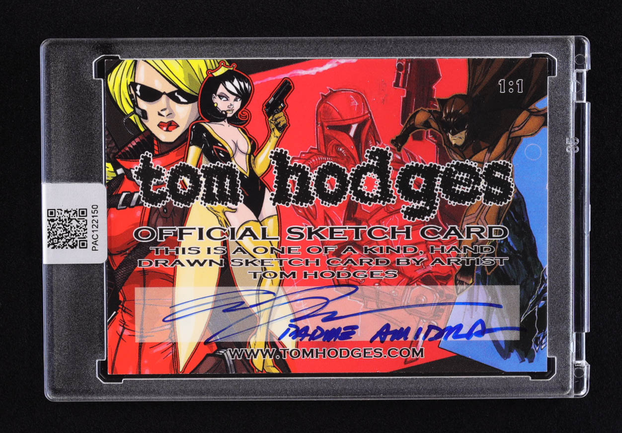Padme Amidala | Star Wars | Original Art Sketch Card by Tom Hodges (1/1 Original Art) at PristineAuction.com Padme Amidala | Star Wars | Original Art Sketch Card by Tom Hodges (1/1 Original Art) at PristineAuction.com
