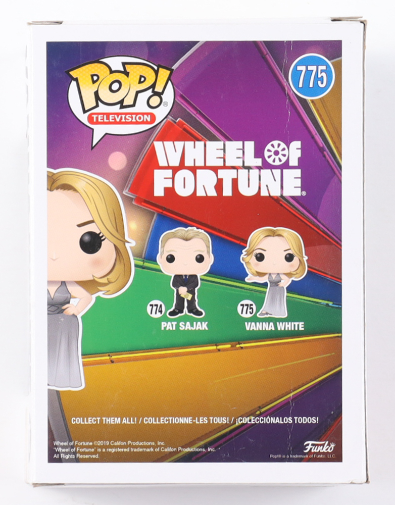 Vanna White Signed "Wheel of Fortune" Vanna White #775 Funko Pop! Vinyl Figure (Beckett) at PristineAuction.com Vanna White Signed "Wheel of Fortune" Vanna White #775 Funko Pop! Vinyl Figure (Beckett) at PristineAuction.com