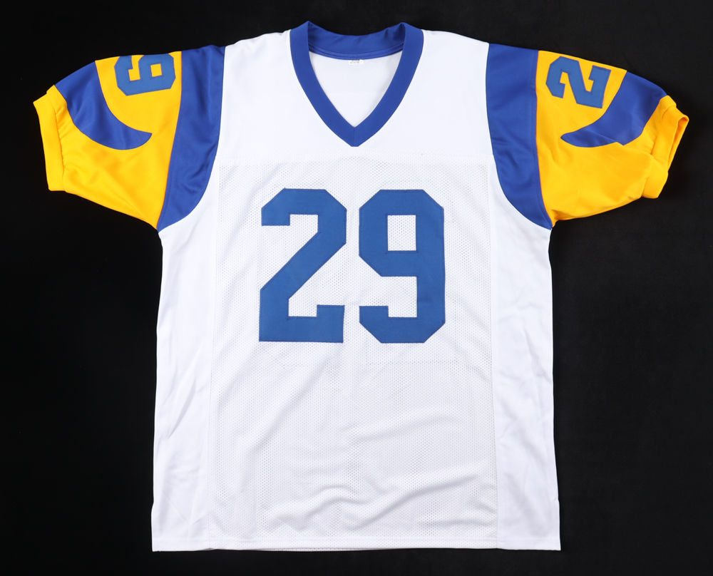Eric Dickerson Signed Jersey Inscribed "HOF 99" (JSA) at PristineAuction.com Eric Dickerson Signed Jersey Inscribed "HOF 99" (JSA) at PristineAuction.com