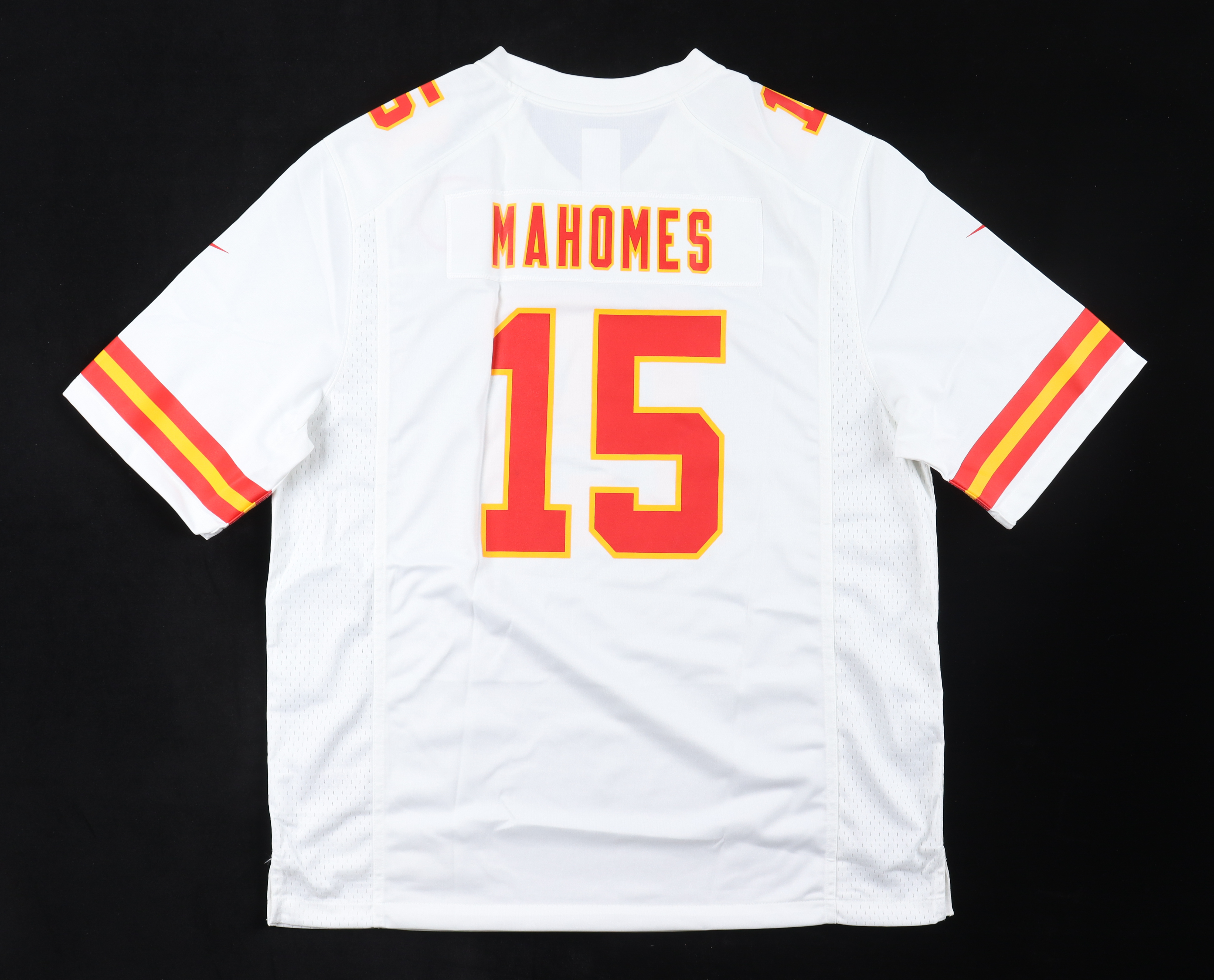 Patrick Mahomes II Signed Chiefs Nike Jersey with Super Bowl LVII Patch (Beckett) at PristineAuction.com Patrick Mahomes II Signed Chiefs Nike Jersey with Super Bowl LVII Patch (Beckett) at PristineAuction.com