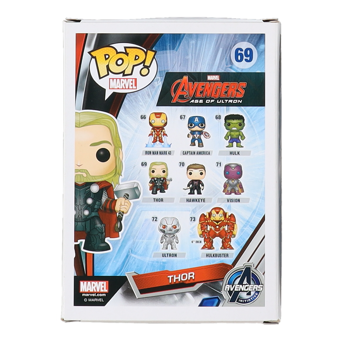 Chris Hemsworth Signed "Marvel Avengers: Age of Ultron" #69 Thor Funko Pop! Bobble-Head Vinyl Figure (Beckett) at PristineAuction.com Chris Hemsworth Signed "Marvel Avengers: Age of Ultron" #69 Thor Funko Pop! Bobble-Head Vinyl Figure (Beckett) at PristineAuction.com