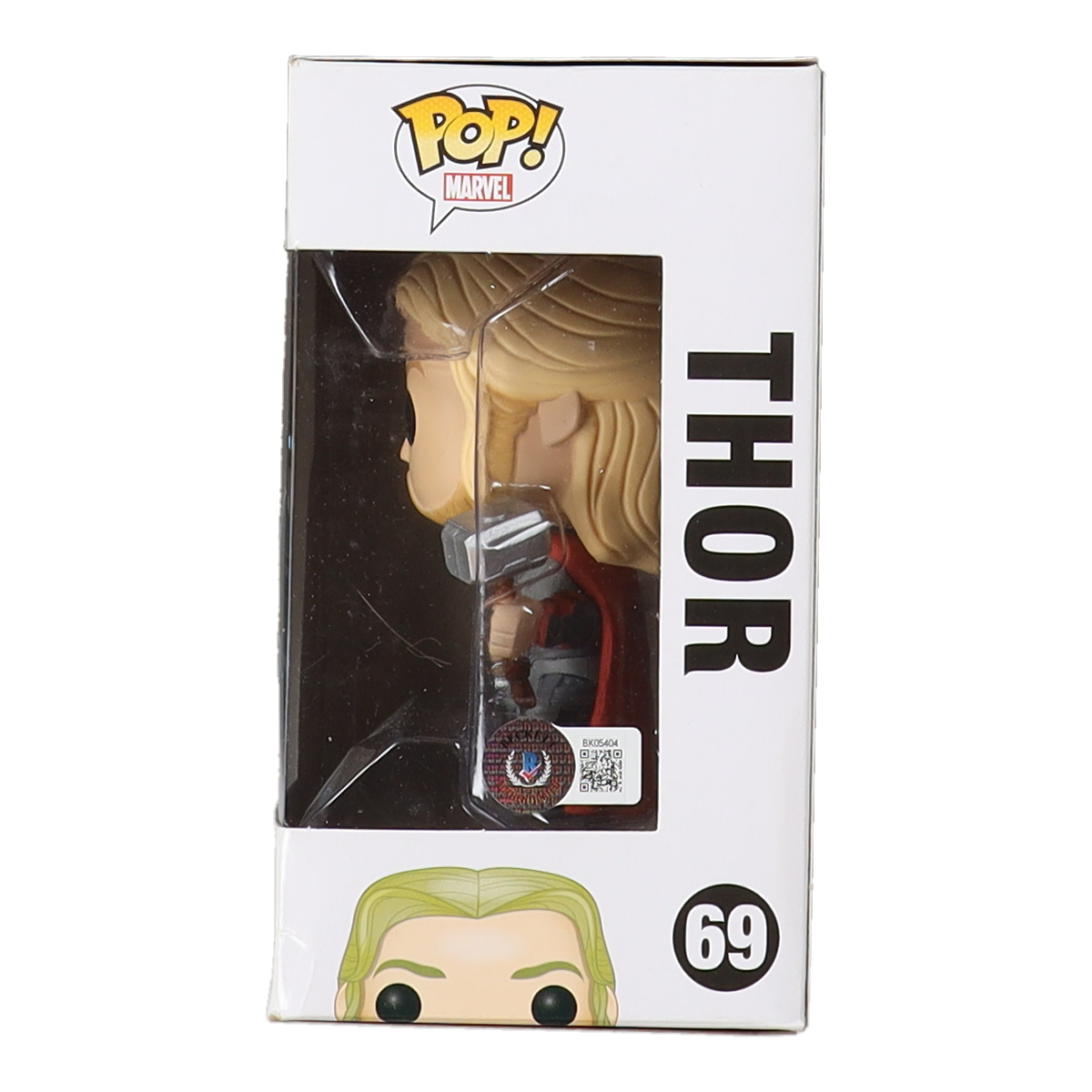 Chris Hemsworth Signed "Marvel Avengers: Age of Ultron" #69 Thor Funko Pop! Bobble-Head Vinyl Figure (Beckett) at PristineAuction.com Chris Hemsworth Signed "Marvel Avengers: Age of Ultron" #69 Thor Funko Pop! Bobble-Head Vinyl Figure (Beckett) at PristineAuction.com